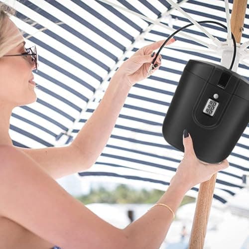 Dzqad Portable Beach Safe Box, Traveling Portable Safe Box, Anti-Theft, 3-Digit Combination Lock, 2L Large Capacity Storage Box For Beach Safe, Travel, Personal Items — view 2