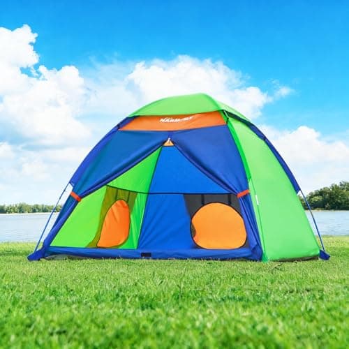 NARMAY® Play Tent Summer Camping Dome Tent for Kids Indoor/Outdoor Fun - 152 x 152 x 111 cm — view 2