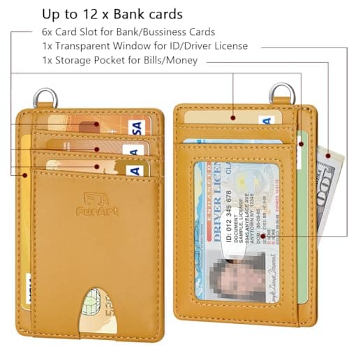 FurArt Credit Card Holder Slim RFID Women's Card Wallet — view 6