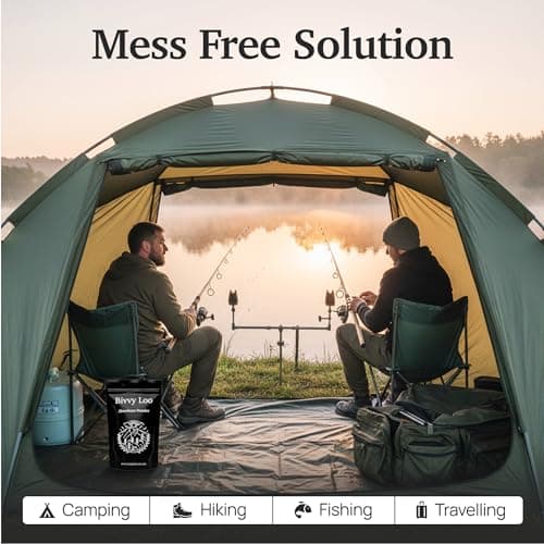 CarpLife Bivvy Loo Absorbent Powder 1kg – Super Absorbent Powder for Portable Toilet For Camping, Fishing, Hiking, Travel Toilets For Adults & Children – Absorbing Powdered Crystals, Granules — view 4