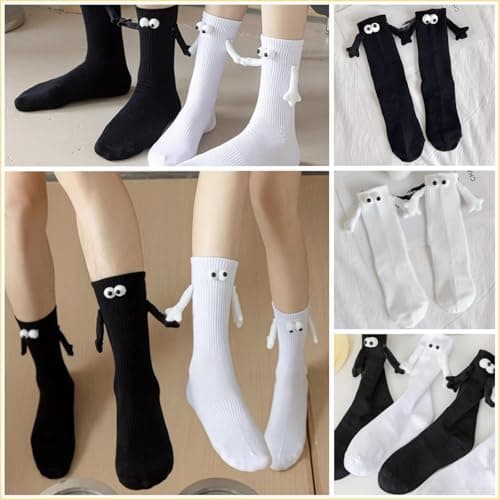 LPMXYW 2 Pairs Magnetic Socks Holding Hands Socks — view 6