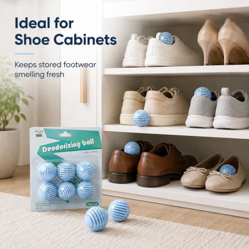 Shoe Deodorizer Balls Shoe Air Freshener and Odour Eliminator 6 Pack — view 5