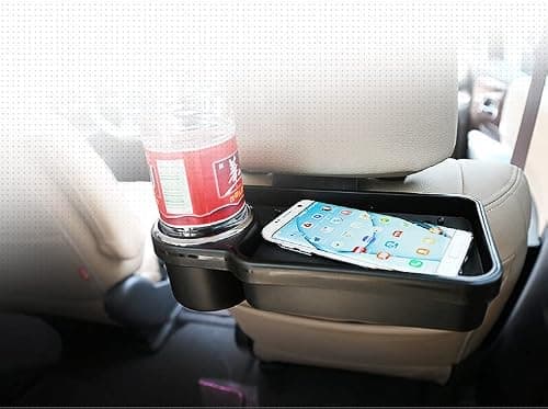 WANGCL Car Back seat Organizer with Foldable Table Tray Universal Portable Foldable Auto Headrest Drink Holder Stand Food Tray — view 6