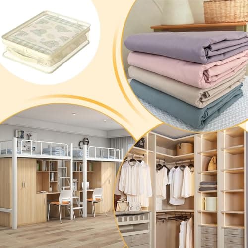 Sheet Organizers and Storage Stackable Container Bag with Handle — view 4