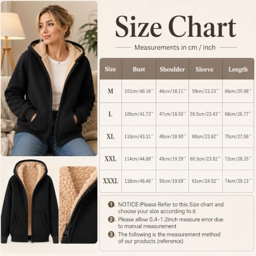 aokavise winter jacket women,Fleece Jacket Women 2026 Casual Hoodies Jackets Sweatshirts Trendy Lightweight Ladies Wool Winter Coat Comfy Fashion Zip Up Travel Hoodie Warm Fall Women's Jumpers Yellow — view 6