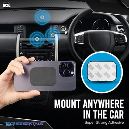 SOL 1pk Magnetic Phone Holder for Car - Air Vent Magnet Mount — view 5