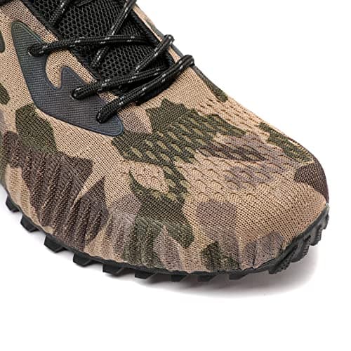 Kricely Trail Running Shoes Mens Breathable Lightweight Trainers Non-Slip Low Rise Walking Shoes（Camouflage 10） — view 5