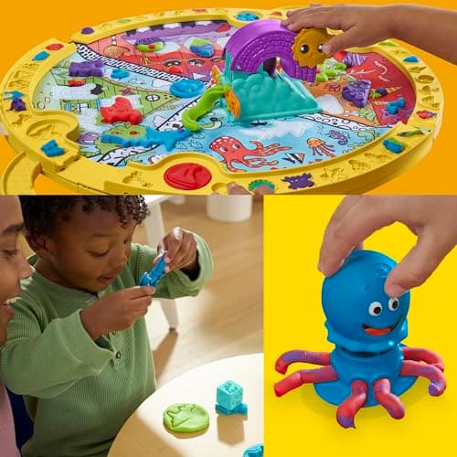 Play-Doh Fold and Go Playmat Starter Playset for Toddlers, Non-Toxic Modelling Compound Set, Creative Toys for 3+ Year Old Kids — view 4