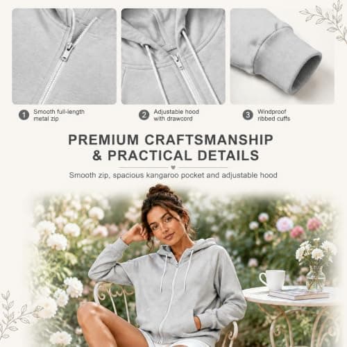 Cropped Hoodies For Women Winter Stand Collar Sweatshirt Hooded Zipper Pink — view 5