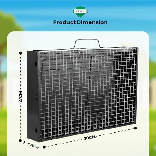 ADEPTNA Portable Folding Charcoal BBQ Table top Grill - Ideal for Garden, Camping, Travel, Picnic, Outdoor Parties and More — view 3