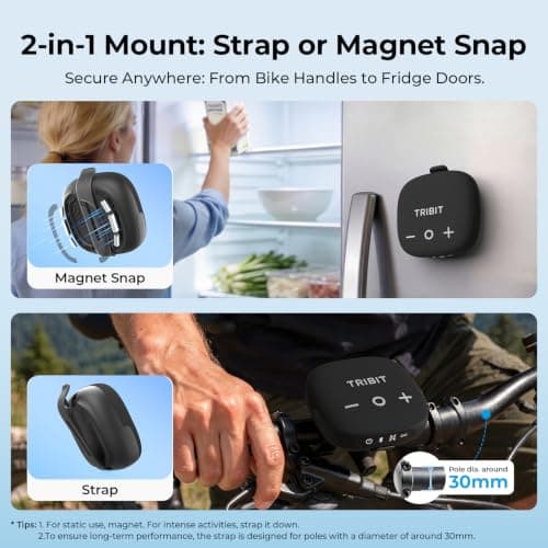 Tribit StormBox Micro 3 Bluetooth Speaker, 13W, IP68, 24H Playtime — view 2