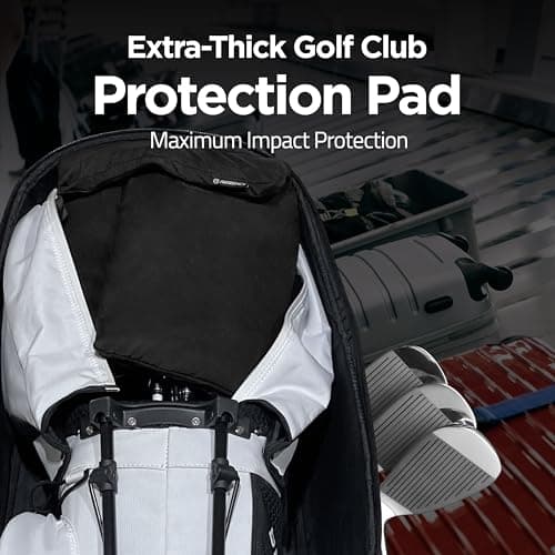 Regency Golf Club Protect Cover for Travel – Ultra-Light (163g), (15mm Thick) Pad, (3-Second Install), Stronger Than Head Covers & Air Bags, Ideal for Flight — view 2