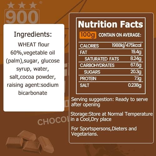 Emergency Food Rations, High Energy Biscuits, Chocolate Flavor 12 Packs — view 3