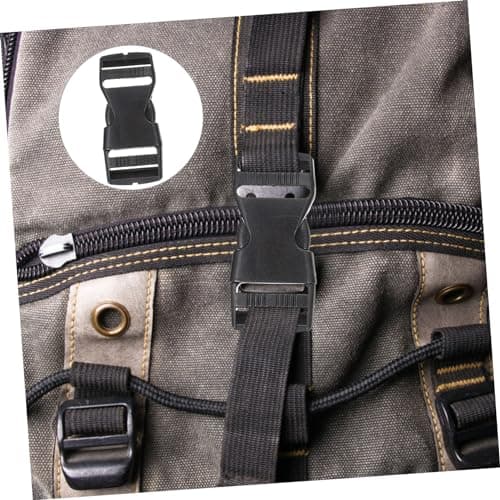 Anneome 31 Piece Black Plastic Nylon Buckles for Straps Repair Set — view 2