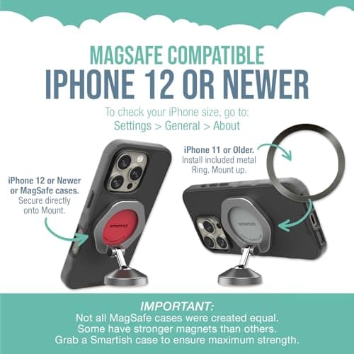 Smartish Mobile Phone Car Mount - Beige Against The Machine — view 6