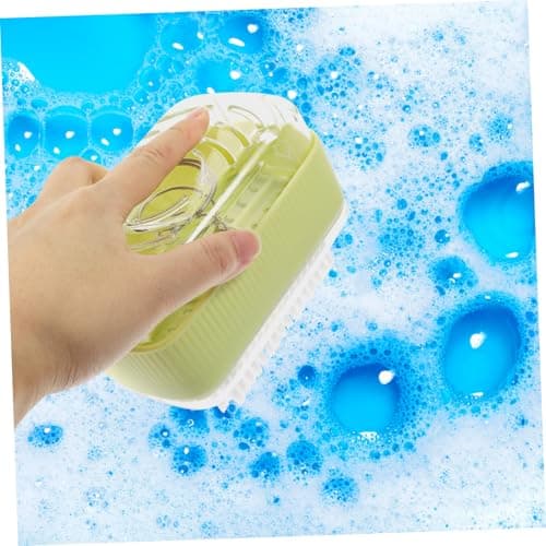 BIUDECO Travel Soap Foaming Box with Roller Brush, Pp and Abs, Creates Rich Lather, Multi-functional Soap Dish for Bathroom, Shower, Camping, Light Green — view 2