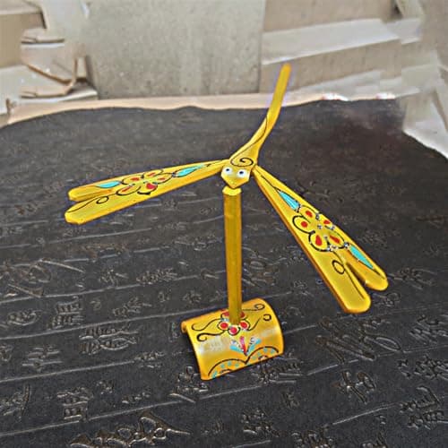 Ksikdeg Colorful Print Wooden Dragonflies Balance Toy for Kids, Silver — view 4