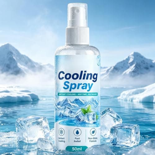Cooling Spray for Hot Weather Portable Long-Lasting Lightweight Refreshing — view 2
