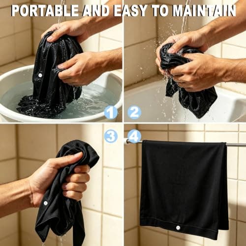 Cooling Towel,Sun Protection Cooling Towel for Hot Weather Travel,Hoodie 1P — view 2