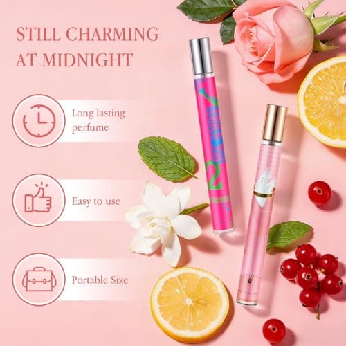 Women's Perfume Gift Set - 4 x 35ml Mini Perfume for Women Body Hair Fragrance Set in Sweet Floral and Fruity Notes, Portable Travel Size, Pamper Gifts Set, Birthday Gifts for Women, Gifts for Her — view 3
