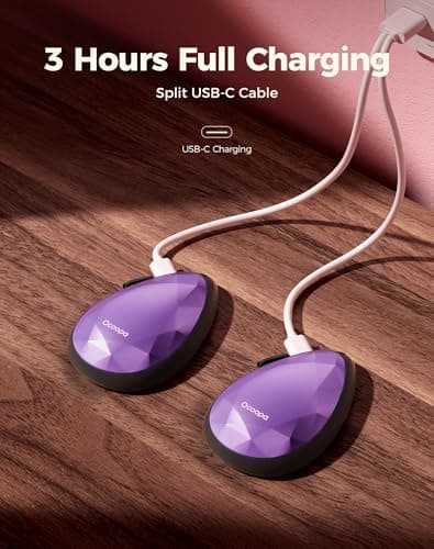 OCOOPA UT4 Rare Magnetic Hand Warmers Rechargeable 2 Pack, Unique Winter Gifts for Women,Girlfriend,Mum,Friends, Pocket Electric Heater for Cold Hands, Gift for Birthday, Anniversary,Christmas — view 6