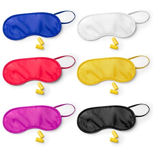 eBuyGB Colourful Eye Mask and Ear Plug Set, Yellow — view 2