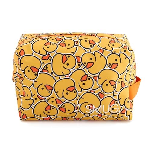 SMUG Wash Bag | Waterproof Travel Toiletry Bags for Travelling, Gym, Shower, Shaving, Toiletries, Cosmetics & Makeup Bag | Large Washbag for Men & Women | Stylish, Spacious & Easy to Clean | Duck — view 2
