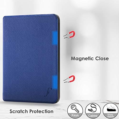 Forefront Cases Case for New Amazon Kindle (16 GB) 6" (11th Generation - 2024 & 2022 Models) - Royal Blue - Slim, Light & Protective, Smart Auto Sleep-Wake Function Cover for Kindle 6" — view 3