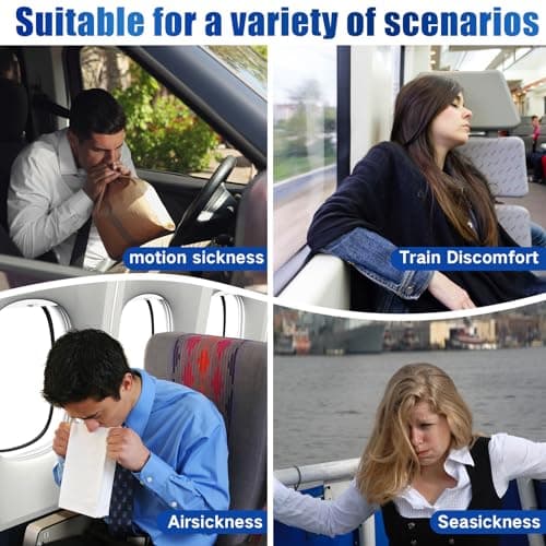 Hionfurt Motion Sickness Patches, 64 Patches for Car, Sea and Air Travel — view 5