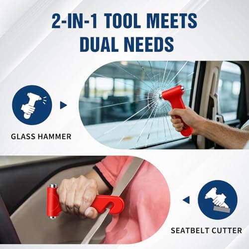 XOOL Car Emergency Kit with Jumper Cables, First Aid Kit, Tow Strap & Tool Set – 88PCS Roadside Safety Kit for Cars, Trucks & SUVs — view 4