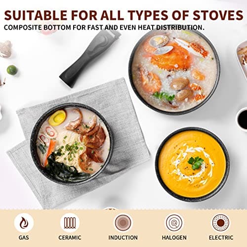 Fadware Saucepan Set with Detachable Handle, Non Stick Pot Set 16/18/20 cm — view 3