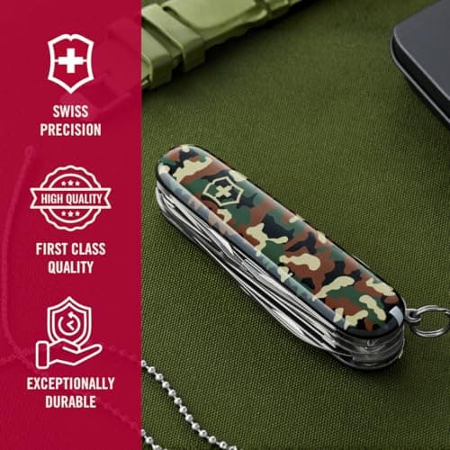 Victorinox Huntsman Swiss Army Knife - Multitool 15 Functions Camouflage — view 6