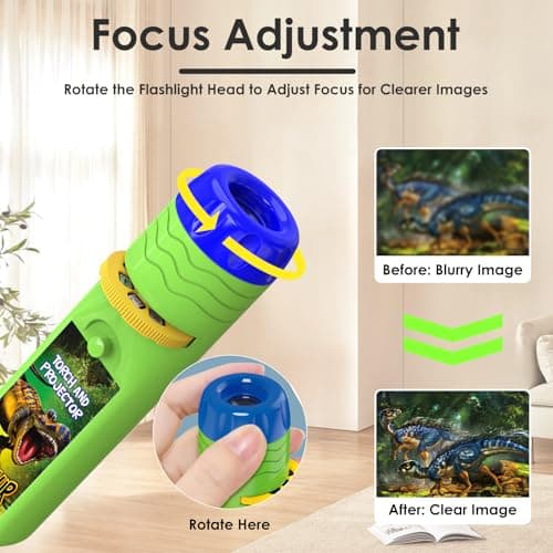 Pup Go Dinosaur Torch and Projector for Kid, Dinosaur Toys for Boys Age 3-7 — view 6