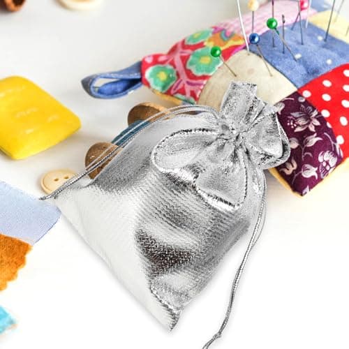 Gift Bags for Silver Fabric 30pcs Drawstring Jewellery Packing — view 4