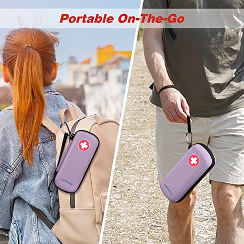 MEDMAX EpiPen Medical Carrying Case, Hard Shell EVA Travel Organiser Bag — view 4