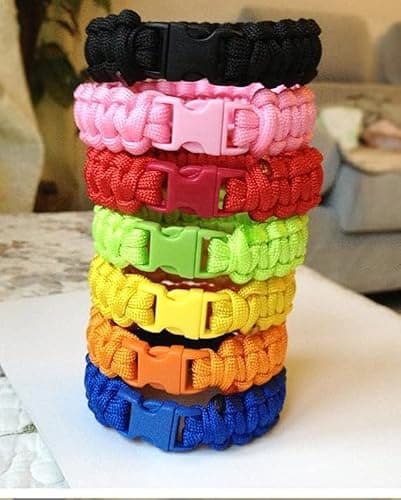 VISSQH 50 PCS Plastic Buckles Color Side Buckle Clips Snap 10mm Side Release Buckles for DIY, luggage strap,Clasp Backpack Replacement Buckle — view 6