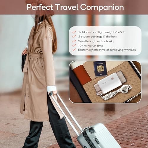 Newbealer Portable Handheld Clothes Steamer — view 3