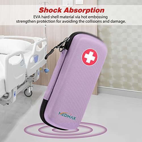 MEDMAX EpiPen Medical Carrying Case, Hard Shell EVA Travel Organiser Bag — view 3