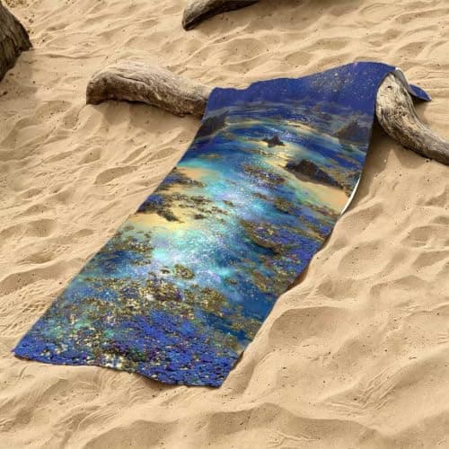 Lake Oversized Beach Towe 150x75cm K-2516 — view 2