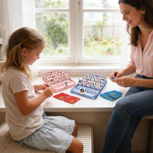Family Board Games, Educational Learning Experience, 1 Piece, Gàming Gùèss Whò? Card Game, 2 Player Guessing Games, Interactive Gameplay Design, For Boys Girls Family Home School Travel Camping — view 3