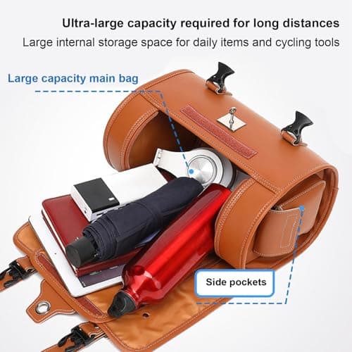 Motorcycle Seat Bag Multifunctional Storage Gear Carrier Organizer — view 5