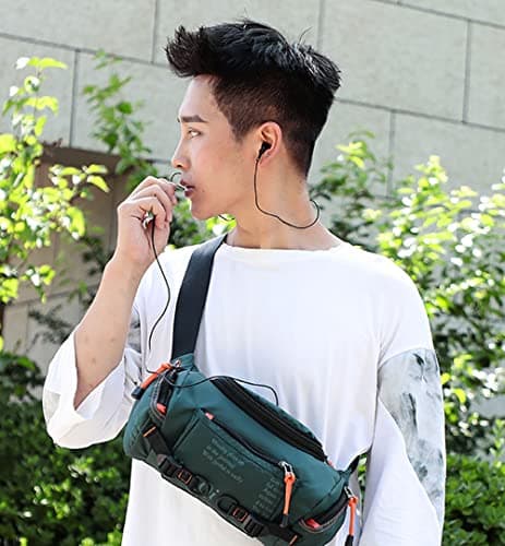 Multifunctional Sling Shoulder Pack - Chest, Waist, Crossbody Messenger Bag With Multi Pockets - Waterproof Rucksack for Outdoor Sports, Cycling, Hiking, Travel - Men, Women, Teens — view 2