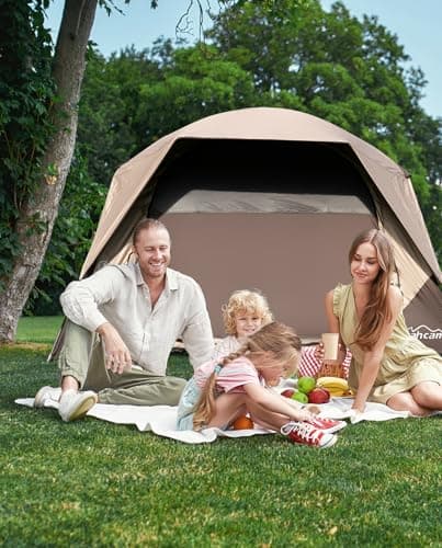LOYEAHCAMP Tent 4/6 Person Blackout Camping Tent with Rainfly — view 6