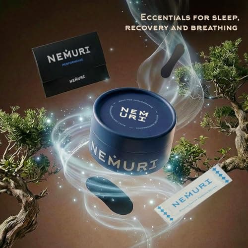 Nemuri Sleep & Training Bundle - 70 Piece Medical-Grade Nasal Strips & Mouth Tape for Sleep, Gym, Travel & Everyday Breathing Support, Skin-Safe Comfort & Recovery — view 2