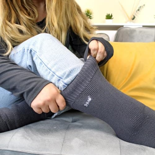 THMO - Ladies Thick Winter Warm Fluffy Inner Thermal Socks Size 4-8 UK — view 5