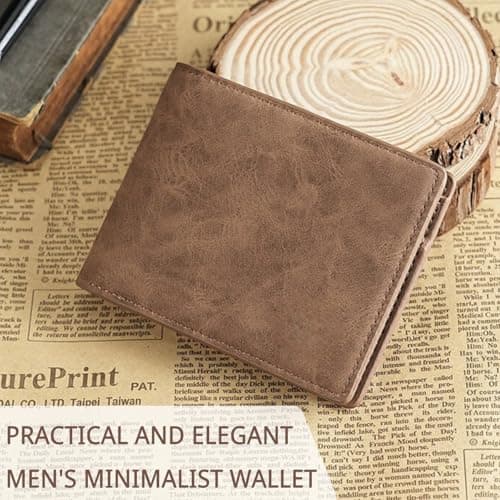 KEYRI 1 PCS Leather Wallets Mens Slim Wallet for Men UK — view 6