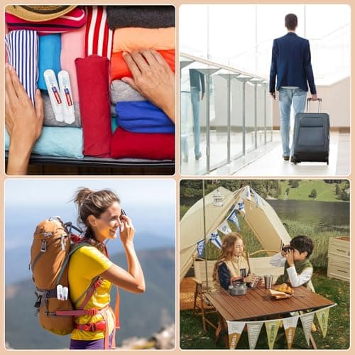 Travel Toothbrush, Toothbrush and Toothpaste Travel, Individually Packaged with Storage Box, Foldable Storage, is Suitable for Travelling, Camping, Business Trips (20-Pack) — view 4