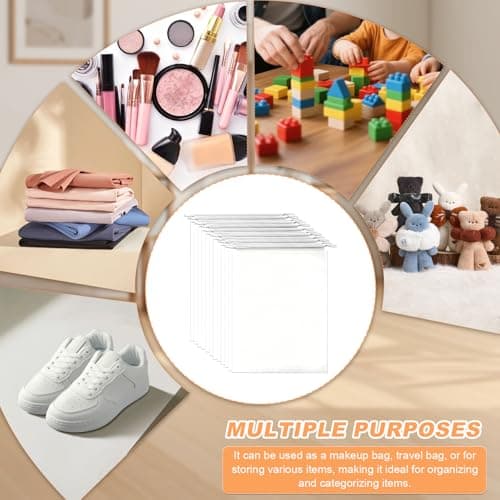 25PCS Shoe Bag Shoe Storage Bags Multifunctional Travel Waterproof Underwear Bag Waterproof Dustproof Transparent Drawstring Storage Bag (30×40cm) for Packing Adults Kids Shoes Luggage Organization — view 6