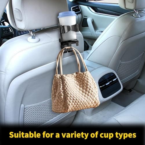 Headrest Cup Holder Quick-Release Holder Organizer Storage — view 3