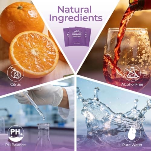 0.14oz Bulk Deodorant Gel Individually Wrapped,Travel Size Deodorant Mini — view 3